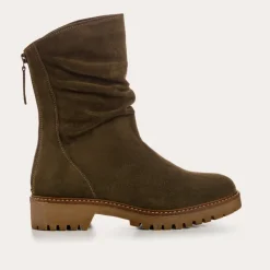 BOTTINES DUNK CUIR VELOURS