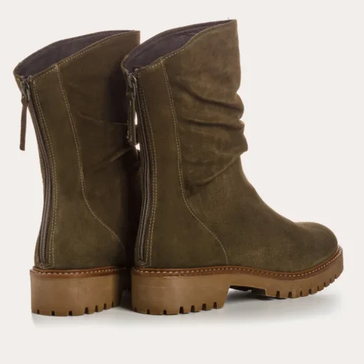 BOTTINES DUNK CUIR VELOURS