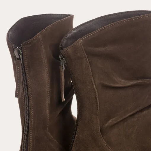 BOTTINES DUNK CUIR VELOURS