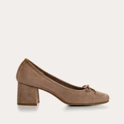ESCARPINS MADAME CUIR VELOURS