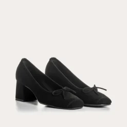 ESCARPINS MADAME CUIR VELOURS