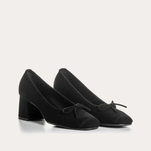 ESCARPINS MADAME CUIR VELOURS