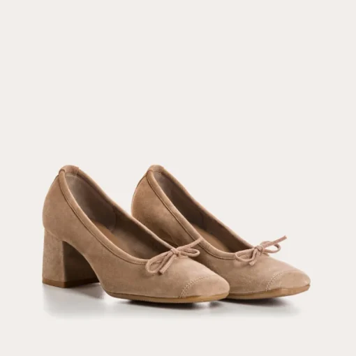 ESCARPINS MADAME CUIR VELOURS