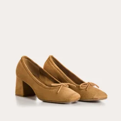 ESCARPINS MADAME CUIR VELOURS