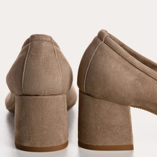 ESCARPINS MADAME CUIR VELOURS