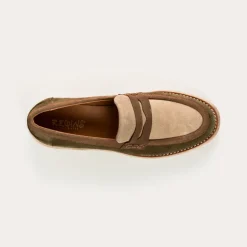 MOCASSINS ABELIA MIX CUIR VELOURS