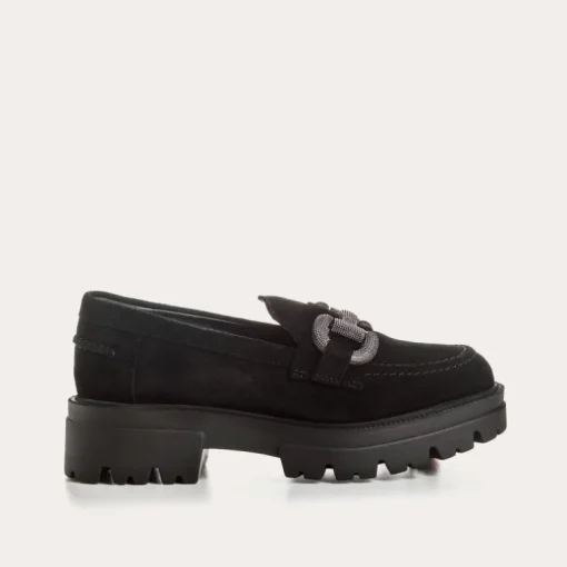 MOCASSINS ABRIL CUIR VELOURS