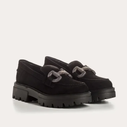 MOCASSINS ABRIL CUIR VELOURS