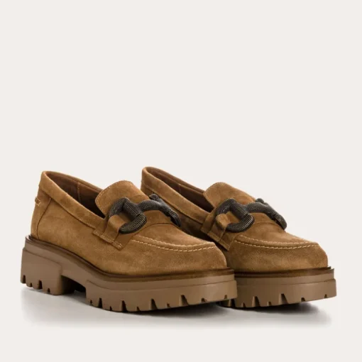 MOCASSINS ABRIL CUIR VELOURS