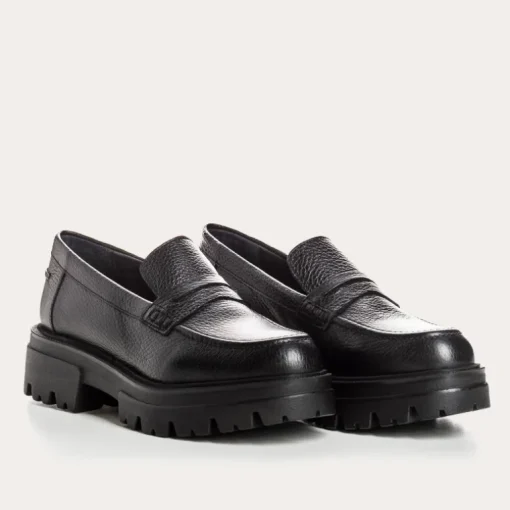 MOCASSINS ALABAMA CUIR GRAINE