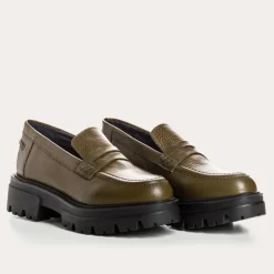 MOCASSINS ALABAMA CUIR GRAINE