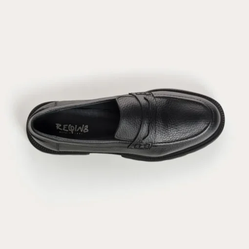 MOCASSINS ALABAMA CUIR GRAINE
