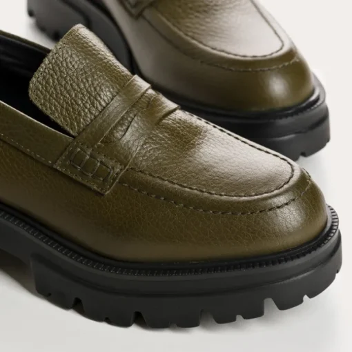 MOCASSINS ALABAMA CUIR GRAINE