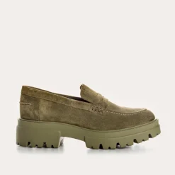 MOCASSINS ALABAMA CUIR VELOURS