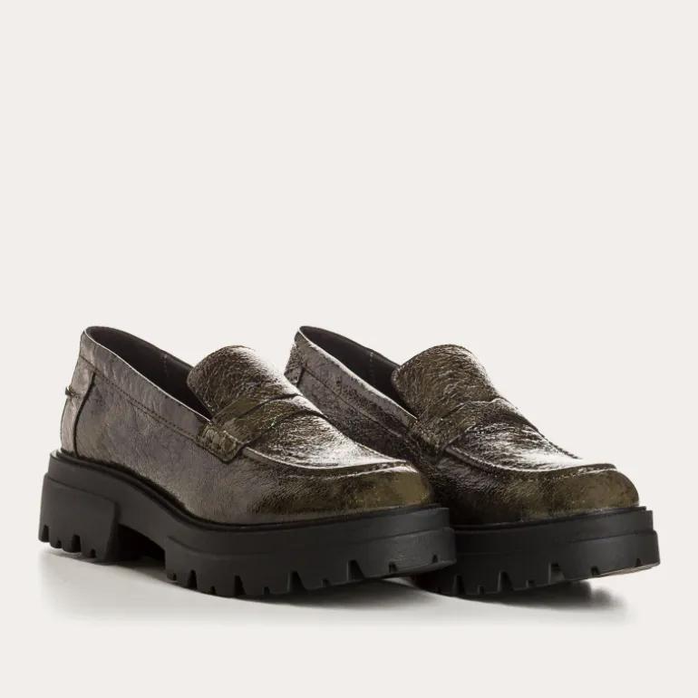 MOCASSINS ALABAMA VERNIS GRAINE