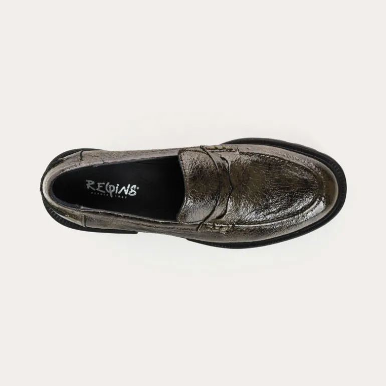 MOCASSINS ALABAMA VERNIS GRAINE