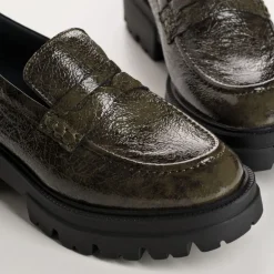 MOCASSINS ALABAMA VERNIS GRAINE