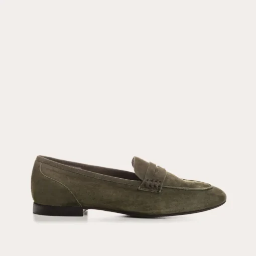MOCASSINS FAUSTINE CUIR VELOURS