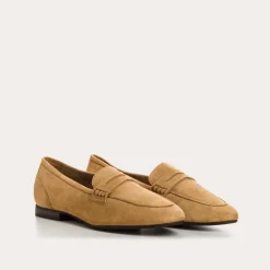 MOCASSINS FAUSTINE CUIR VELOURS