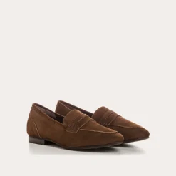MOCASSINS FAUSTINE CUIR VELOURS