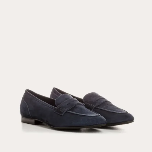 MOCASSINS FAUSTINE CUIR VELOURS
