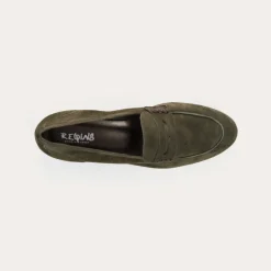 MOCASSINS FAUSTINE CUIR VELOURS