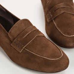 MOCASSINS FAUSTINE CUIR VELOURS