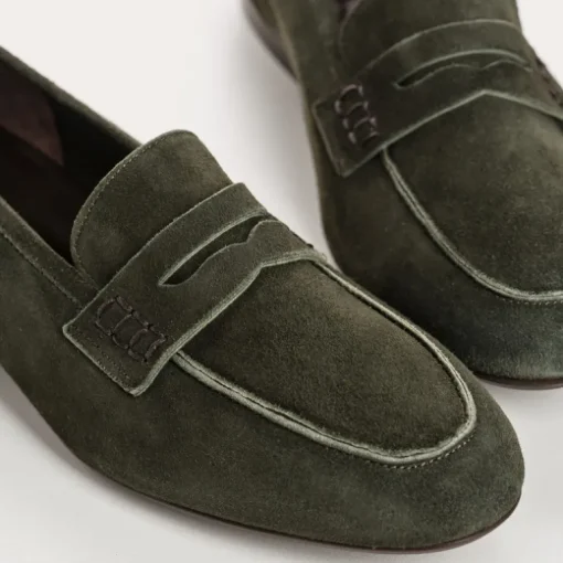 MOCASSINS FAUSTINE CUIR VELOURS