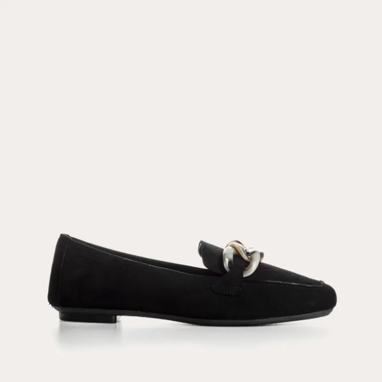 MOCASSINS HANISSA CUIR VELOURS