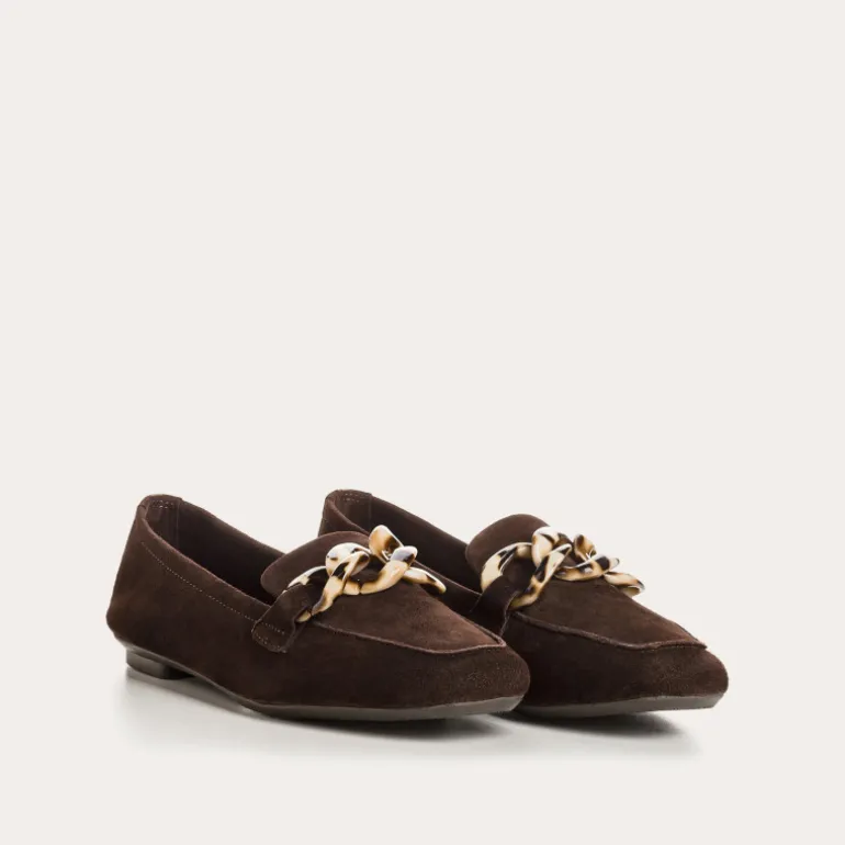MOCASSINS HANISSA CUIR VELOURS