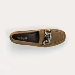 MOCASSINS HANISSA CUIR VELOURS