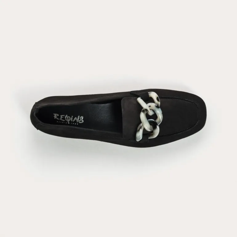 MOCASSINS HANISSA CUIR VELOURS
