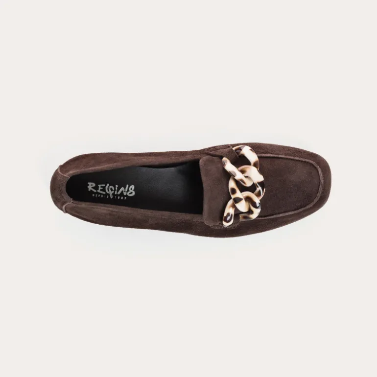 MOCASSINS HANISSA CUIR VELOURS