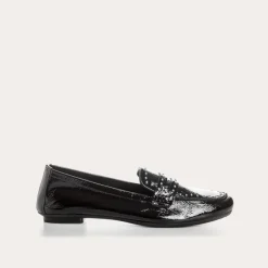 MOCASSINS HELODIE CUIR VERNIS ET CLOUS
