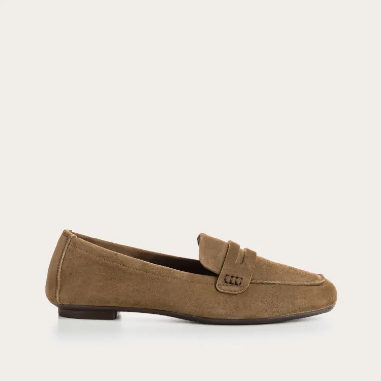 MOCASSINS HEMA CUIR VELOURS
