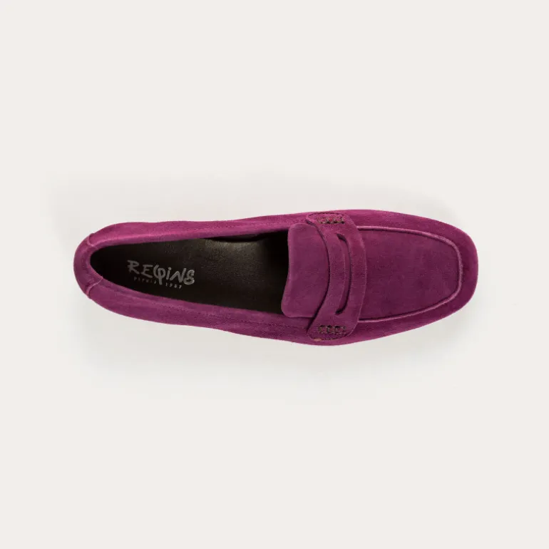 MOCASSINS HEMA CUIR VELOURS