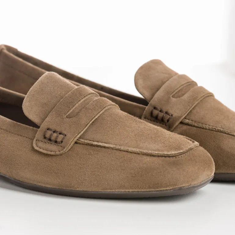 MOCASSINS HEMA CUIR VELOURS
