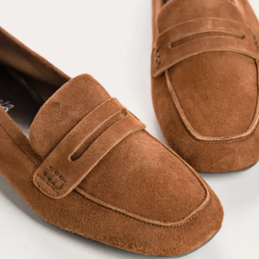 MOCASSINS HEMA CUIR VELOURS
