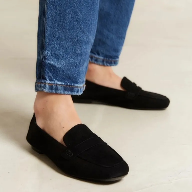 MOCASSINS HEMA CUIR VELOURS CC