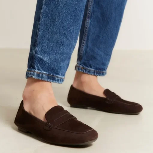 MOCASSINS HEMA CUIR VELOURS CC