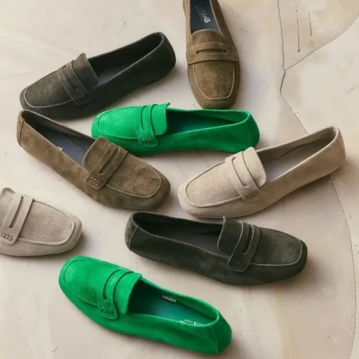 MOCASSINS HEMA CUIR VELOURS CC