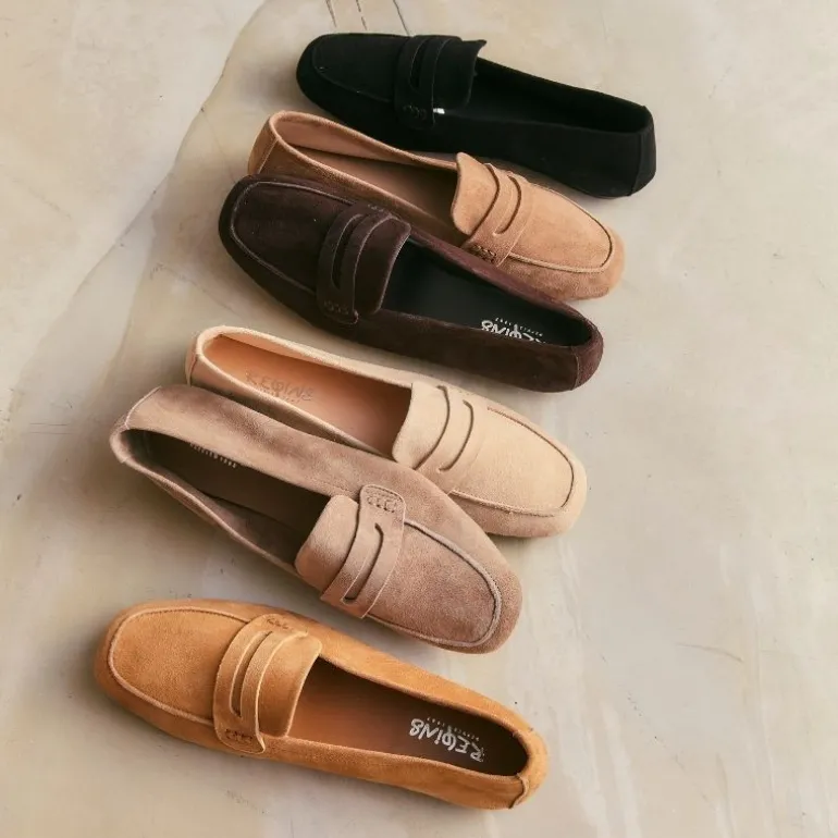 MOCASSINS HEMA CUIR VELOURS CC