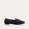 MOCASSINS HINDER CUIR VELOURS