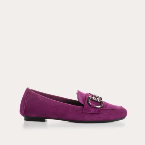 MOCASSINS HINDER CUIR VELOURS