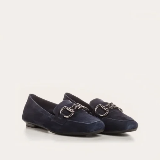 MOCASSINS HINDER CUIR VELOURS