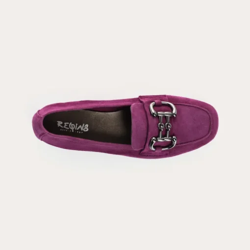 MOCASSINS HINDER CUIR VELOURS