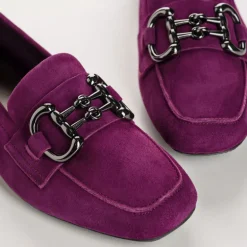 MOCASSINS HINDER CUIR VELOURS