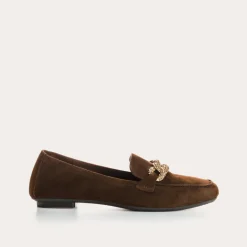 MOCASSINS HOLDING CUIR VELOURS