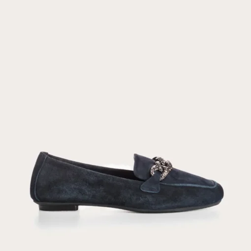 MOCASSINS HOLDING CUIR VELOURS