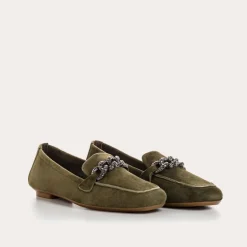MOCASSINS HOLDING CUIR VELOURS
